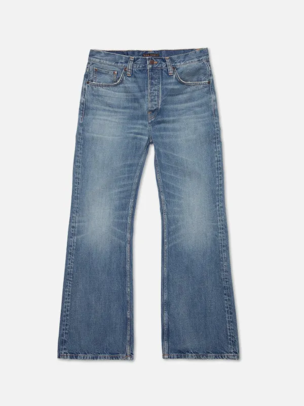 Nudie Jeans - Flare Glenn - Streaky Worn sold by Dutil Denim
