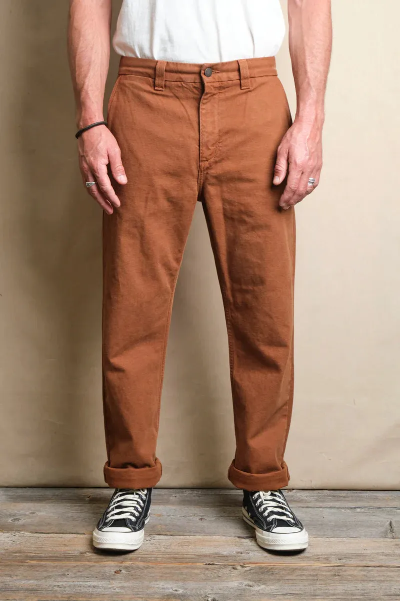Freenote - Deck Pant - 14oz Rust sold by Dutil Denim