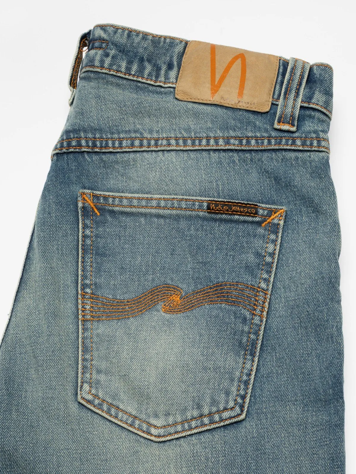 Nudie Jeans - Solid Ollie - Blue Clay sold by Dutil Denim product image thumbnail 5