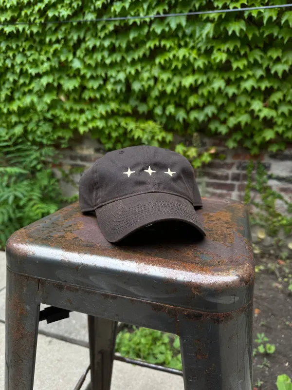 Dutil - Waxed Canvas Cap - Dark Brown sold by Dutil Denim