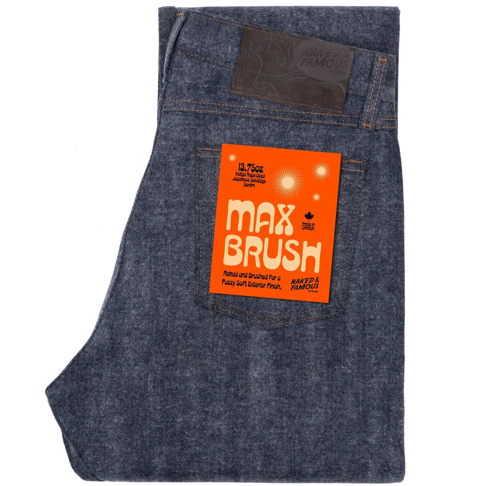 Naked & Famous - True Guy - Max Brush Selvedge sold by Dutil Denim