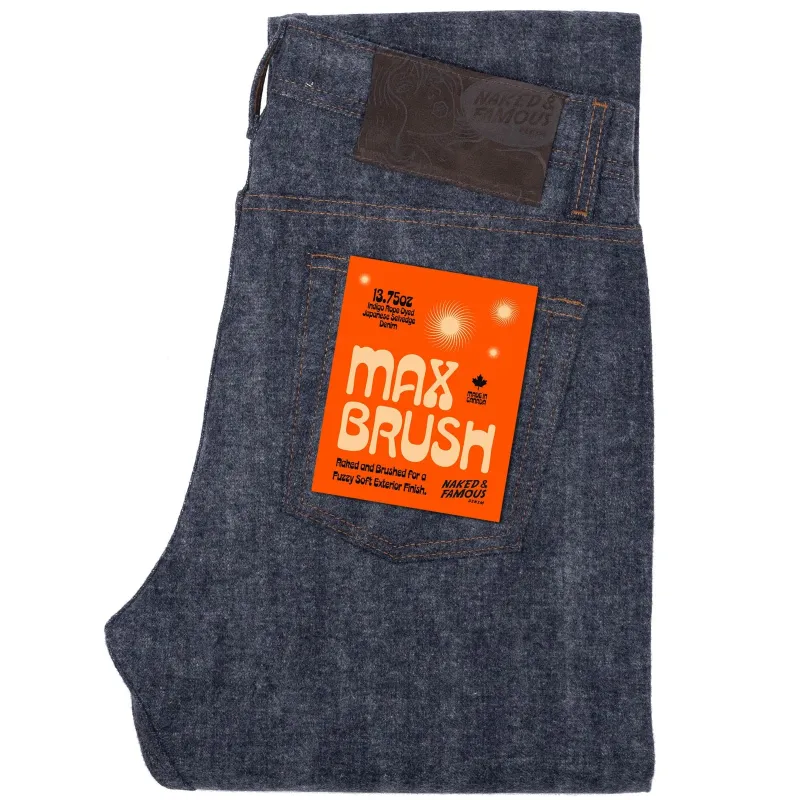 Naked & Famous - Weird Guy - Max Brush Selvedge sold by Dutil Denim