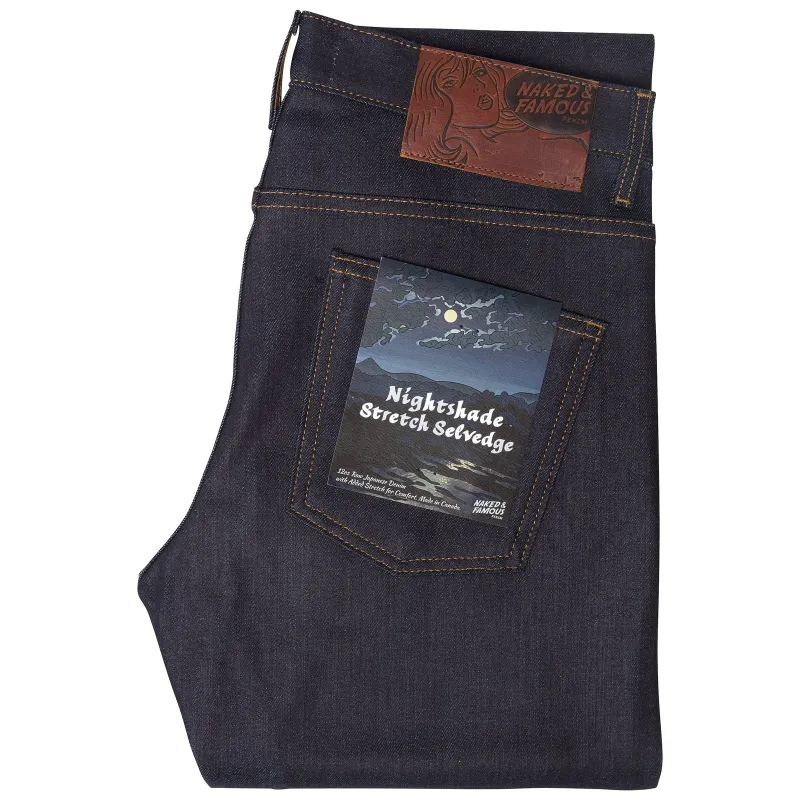 Naked & Famous - Super Guy - Nightshade Stretch Selvedge made by Naked & Famous Denim