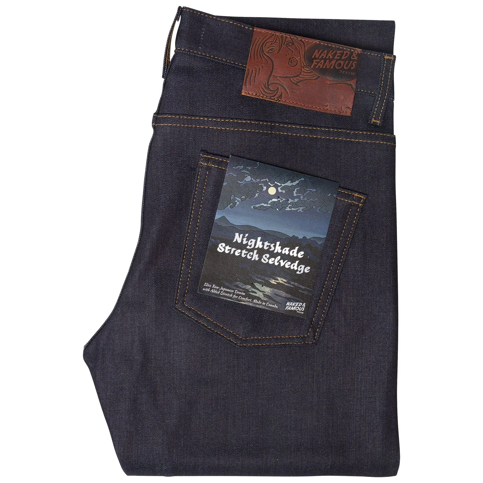 Naked & Famous - Super Guy - Nightshade Stretch Selvedge sold by Dutil Denim