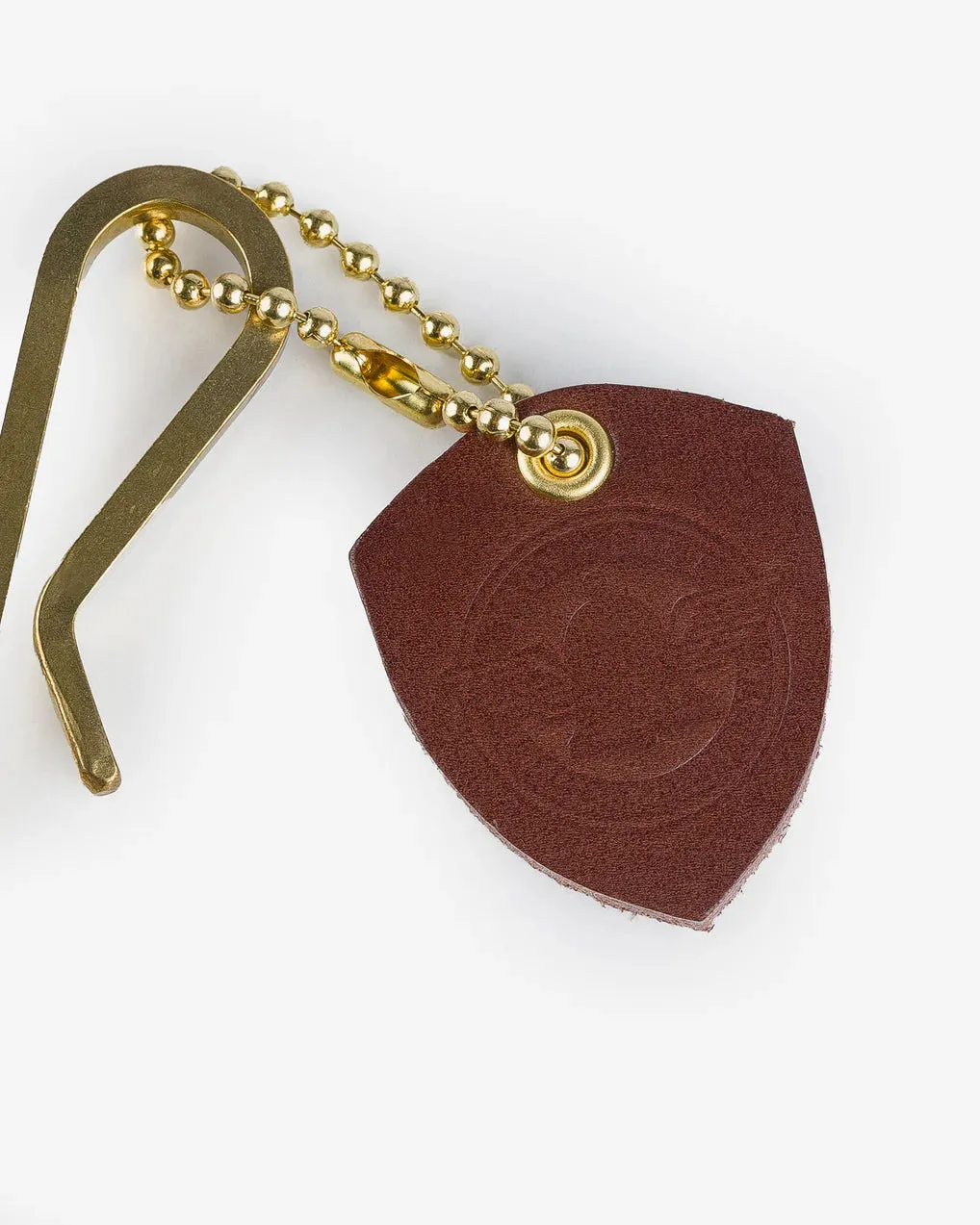 Iron Heart - Key Hook with Rings - Brass sold by Dutil Denim product image thumbnail 4