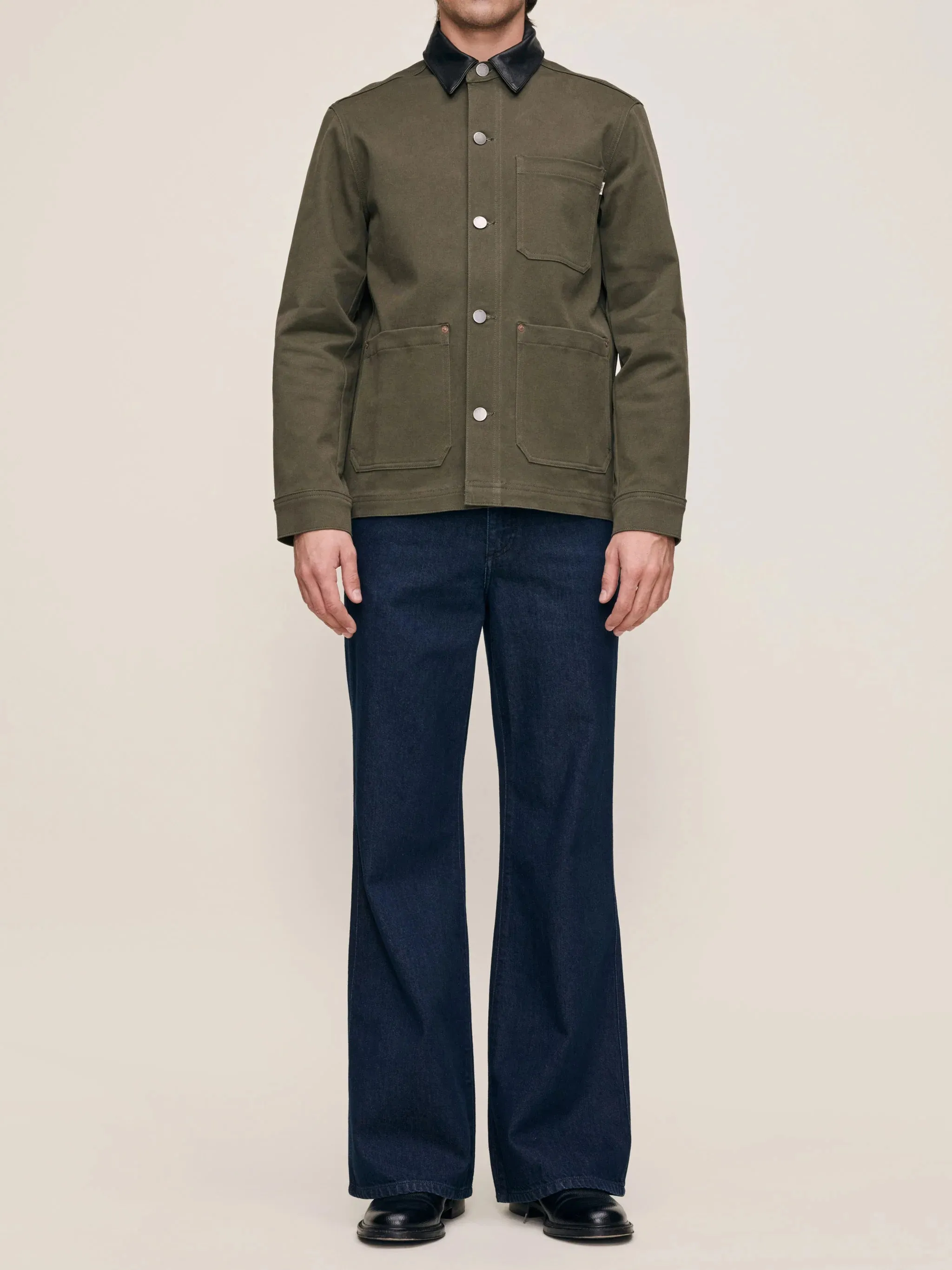 DL1961 - Sean Shirt Jacket- Military Green sold by Dutil Denim product image thumbnail 2