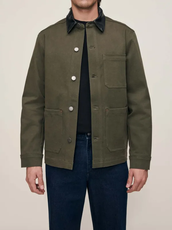 DL1961 - Sean Shirt Jacket- Military Green sold by Dutil Denim