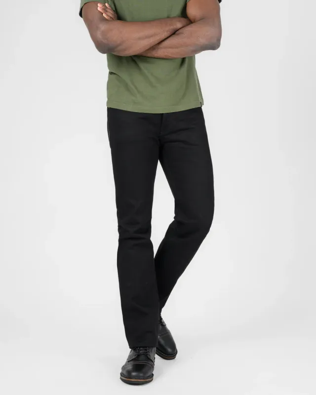 Iron Heart - 555 21oz Slim Straight Cut Jeans - Superblack (Fades To Grey) sold by Dutil Denim