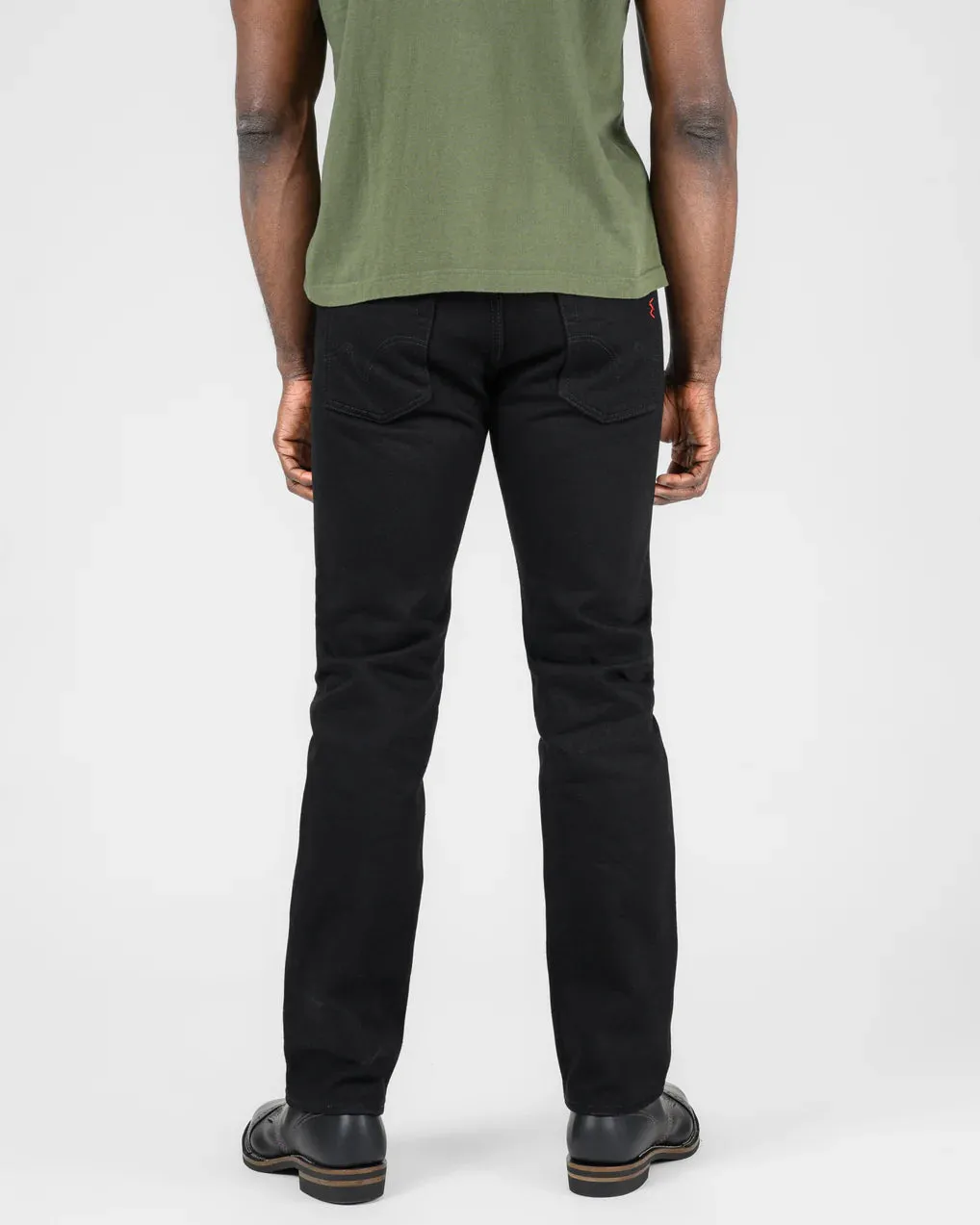 Iron Heart - 555 21oz Slim Straight Cut Jeans - Superblack (Fades To Grey) sold by Dutil Denim product image thumbnail 2