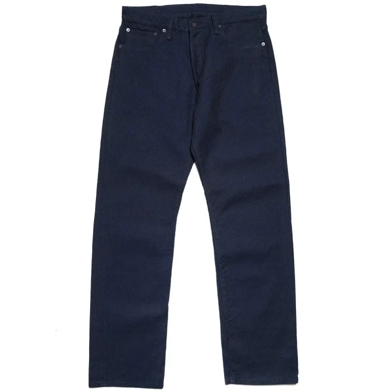 Pure Blue Japan - XX-1178 - Woven Sashiko 5 Pockets Pants sold by Dutil Denim