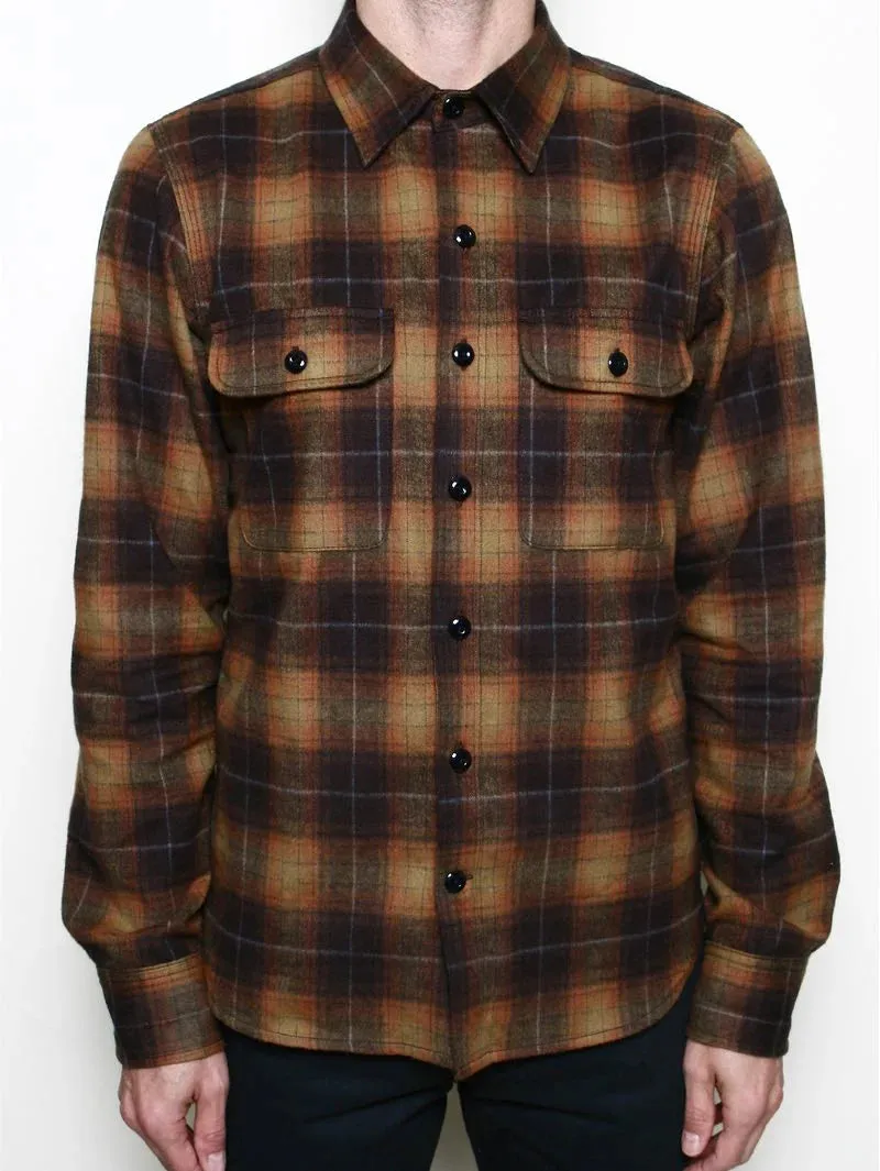 Rogue Territory - Field Shirt - Sienna Brushed Plaid sold by Dutil Denim