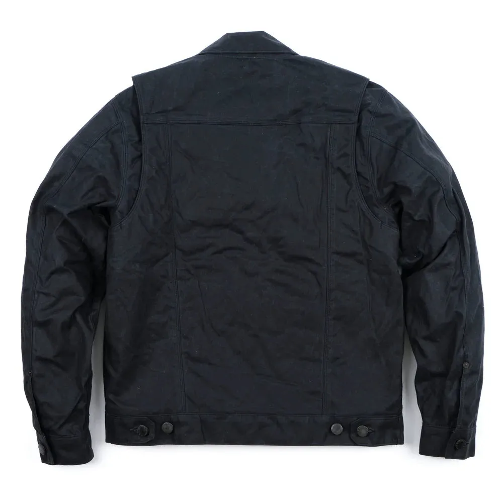 Freenote - Riders Jacket - RJ1 Waxed Black (Purple Lining) sold by Dutil Denim product image thumbnail 5
