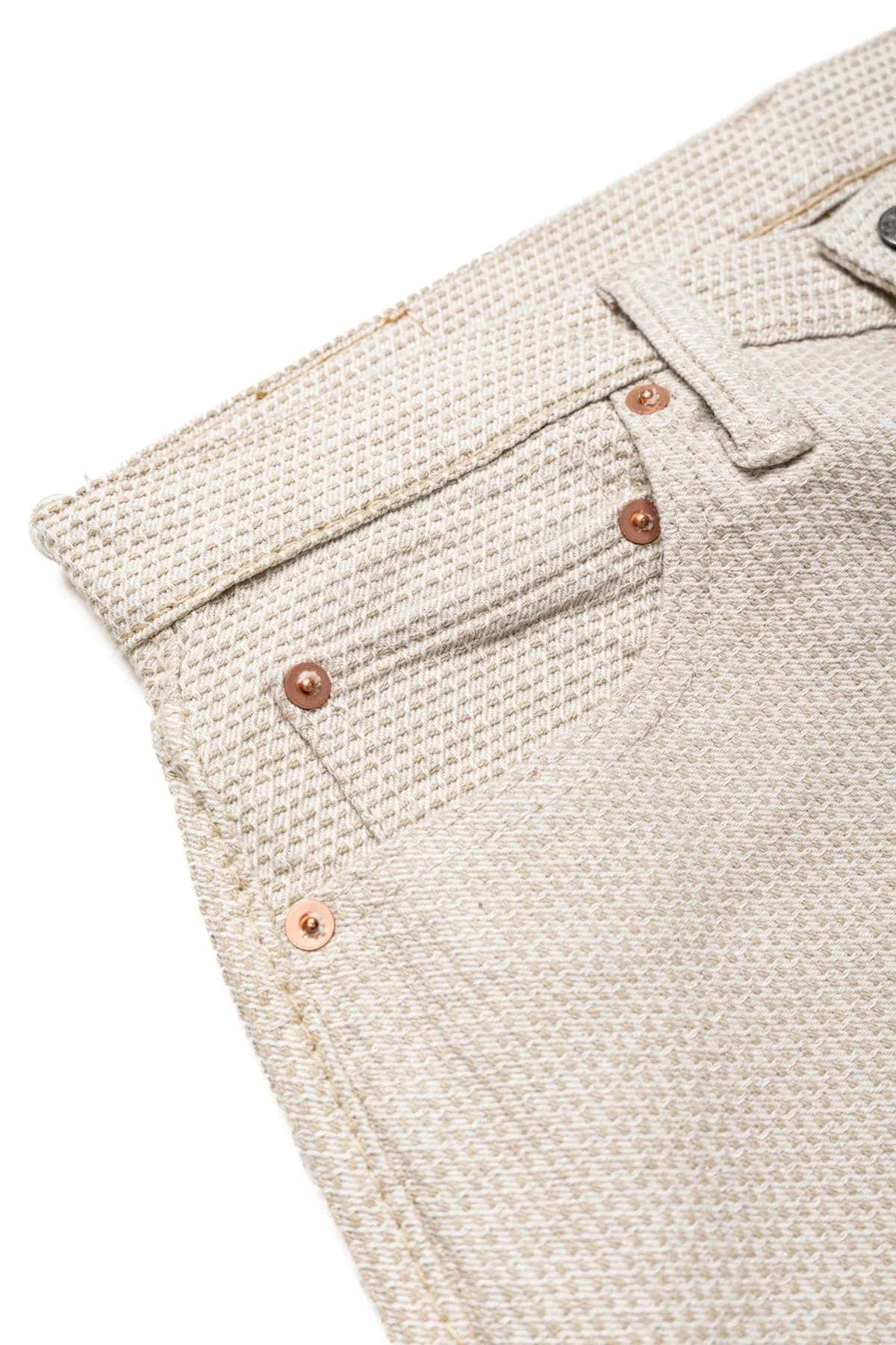 Pure Blue Japan - 1178-IV - Sashiko 5 Pockets Pants - Regular Straight sold by Dutil Denim product image thumbnail 4