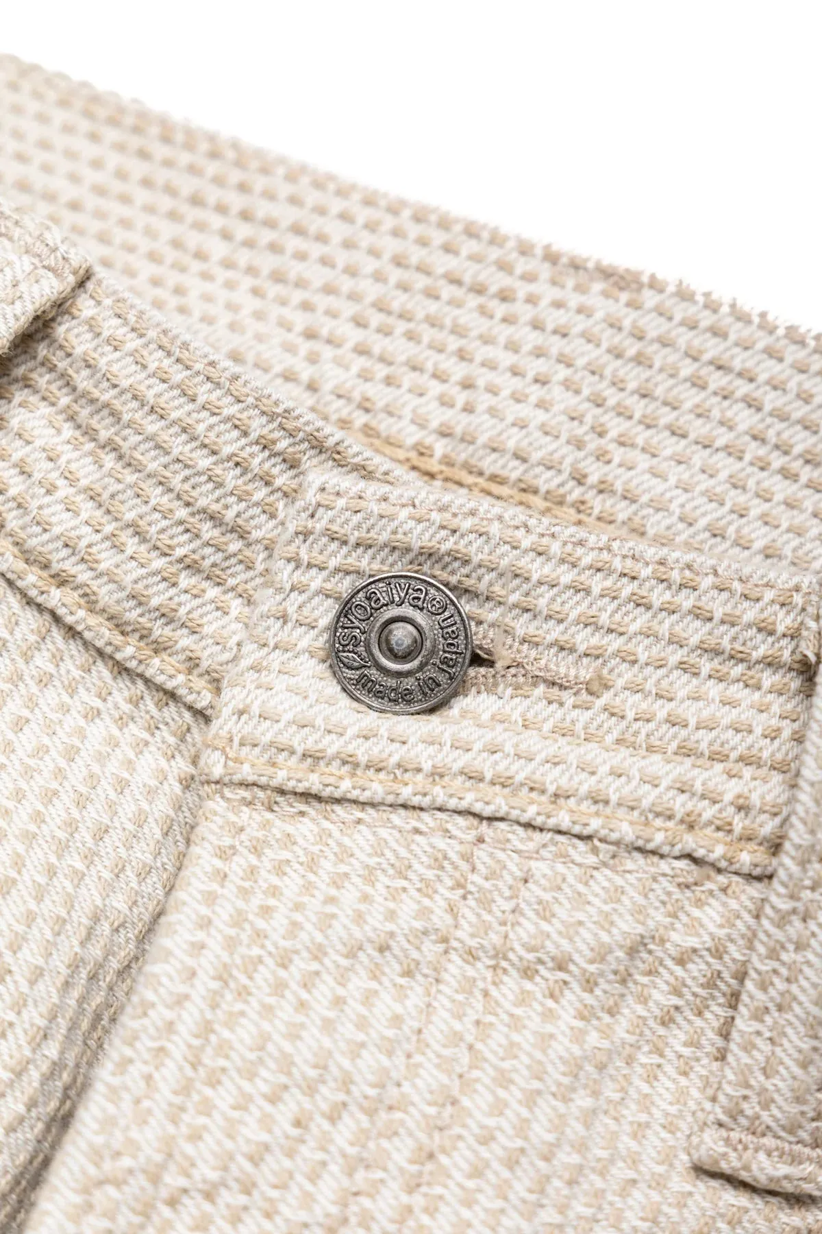 Pure Blue Japan - 1178-IV - Sashiko 5 Pockets Pants - Regular Straight sold by Dutil Denim product image thumbnail 5