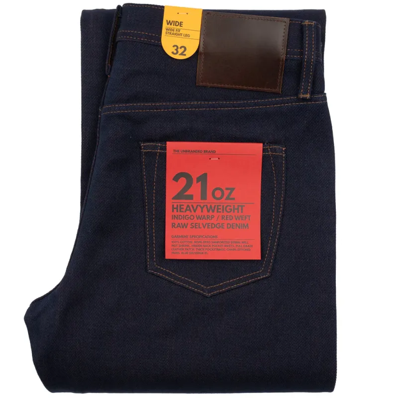 Unbranded - Wide Fit - 21oz Heavy Red Weft Selvedge sold by Dutil Denim
