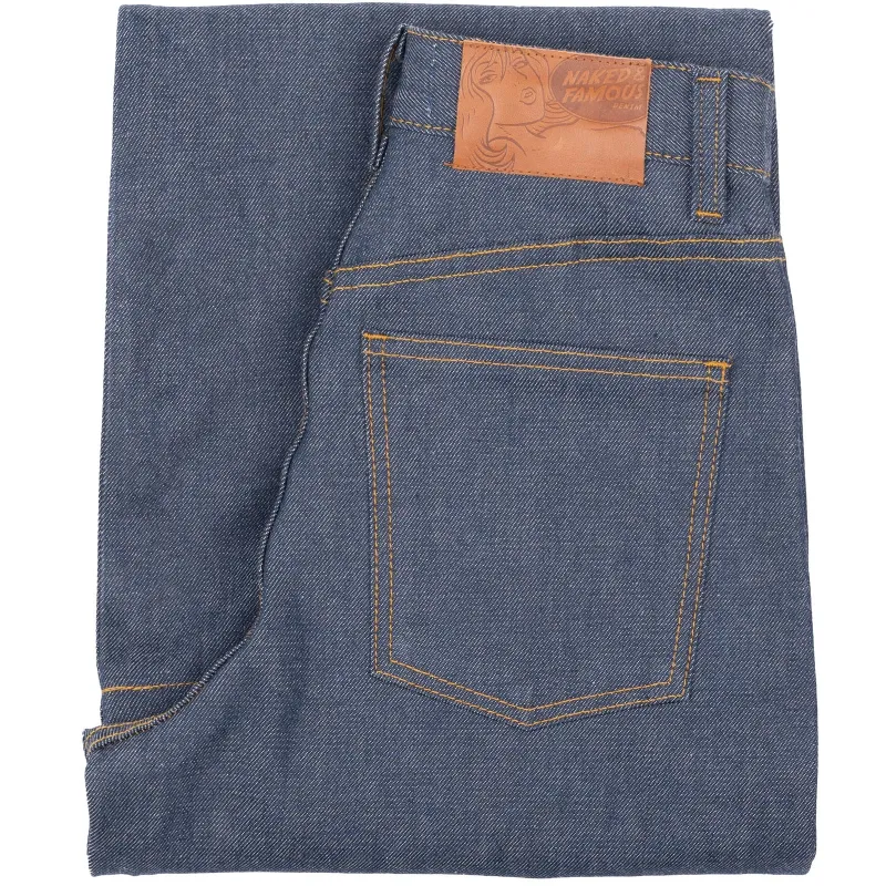 Naked & Famous - Wide Wild West - Natural Indigo sold by Dutil Denim