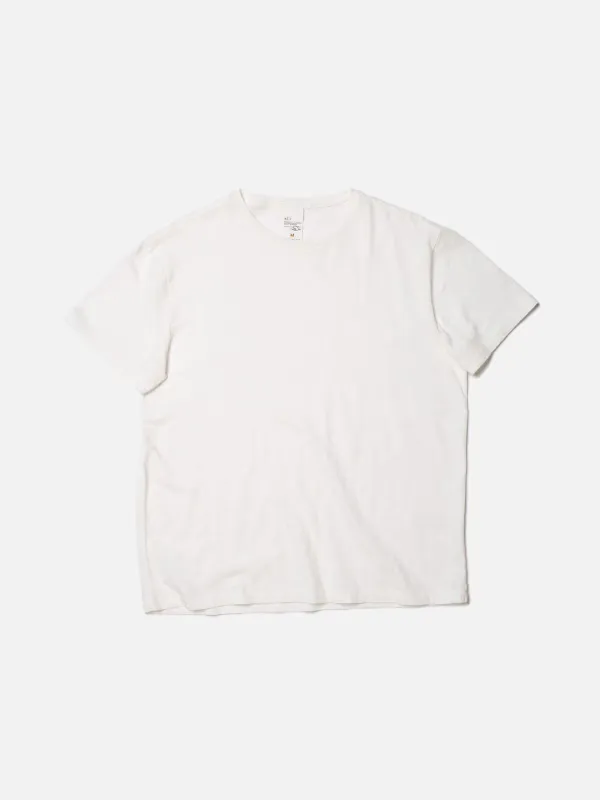 Nudie Jeans - Roffe T-Shirt - Offwhite sold by Dutil Denim