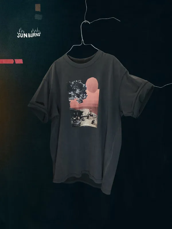 Nudie Jeans - Koffe Sunburns T-Shirt - Antracite sold by Dutil Denim