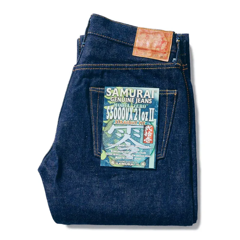 Samurai - 21oz (zero) Slim Straight -S5000VX21ozⅡ sold by Dutil Denim