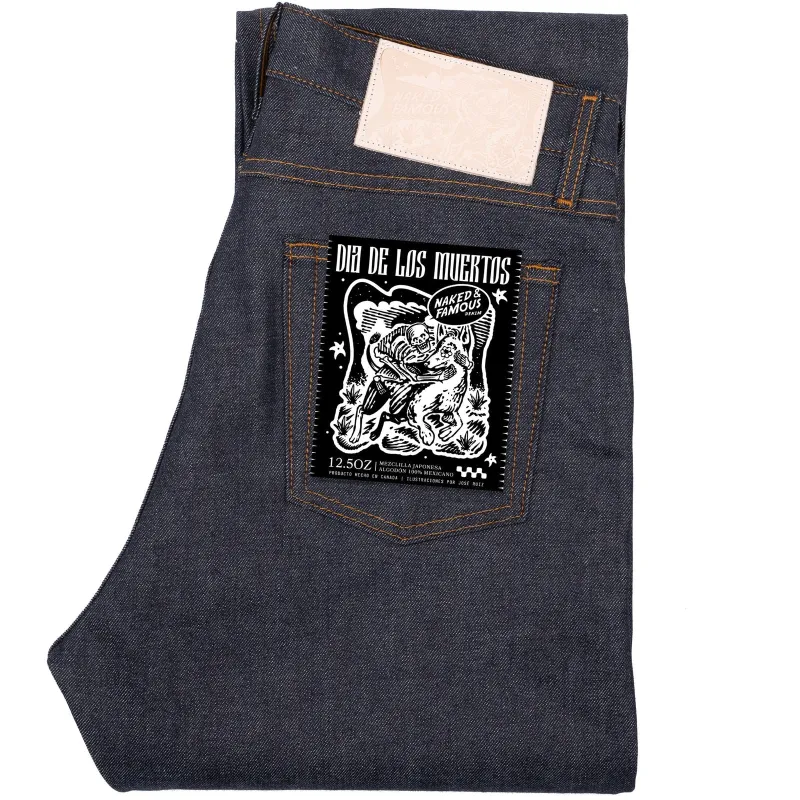 Naked & Famous - True Guy - Dia De Los Muertos Selvedge made by Naked & Famous Denim