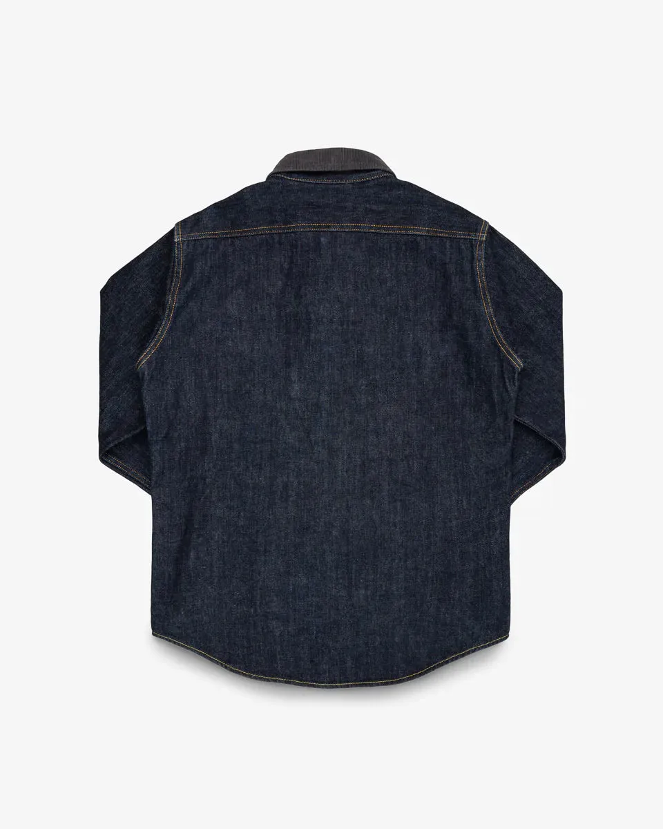 Iron Heart - 16oz Selvedge Denim CPO Shirt - Indigo sold by Dutil Denim product image thumbnail 2