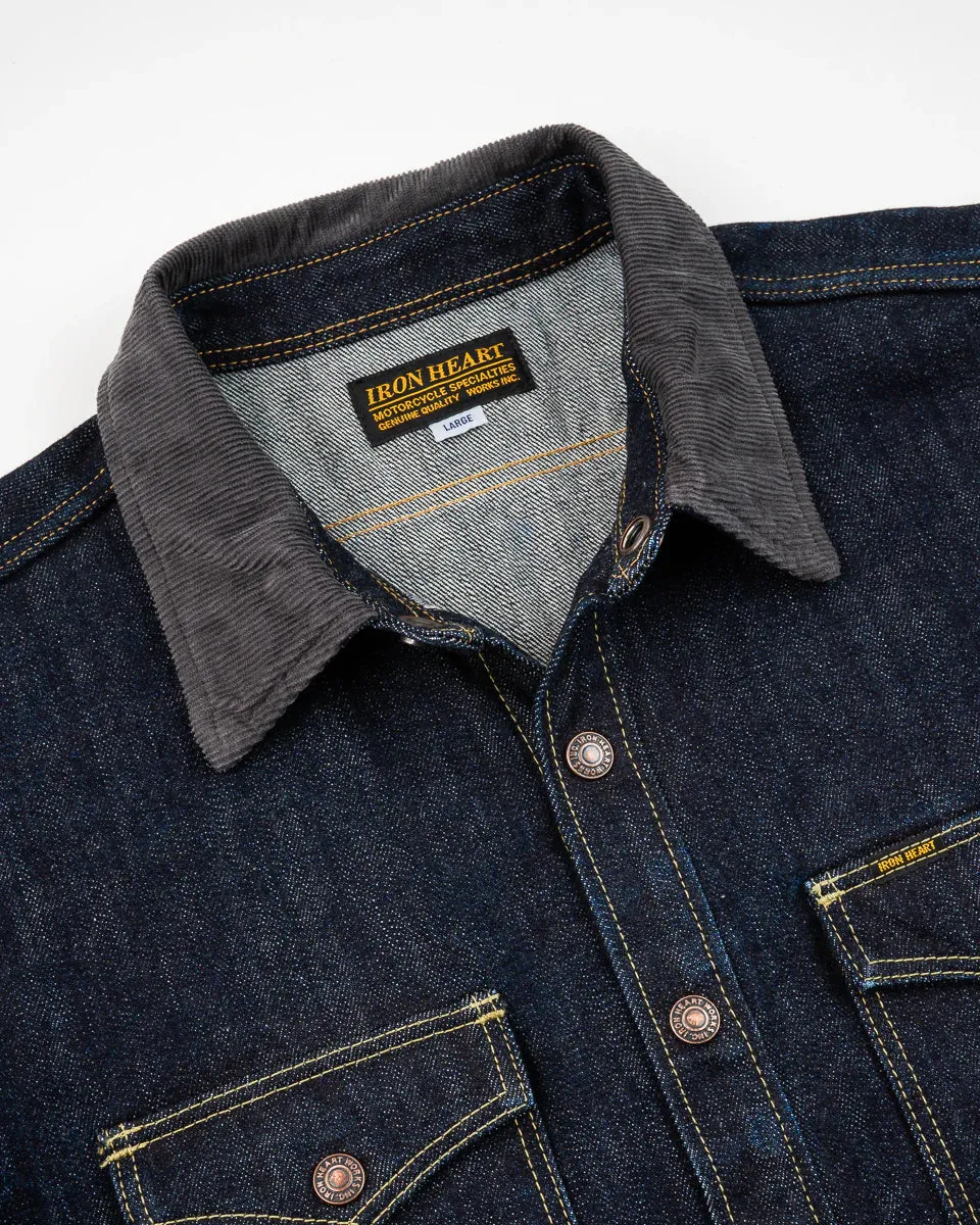 Iron Heart - 16oz Selvedge Denim CPO Shirt - Indigo sold by Dutil Denim product image thumbnail 4