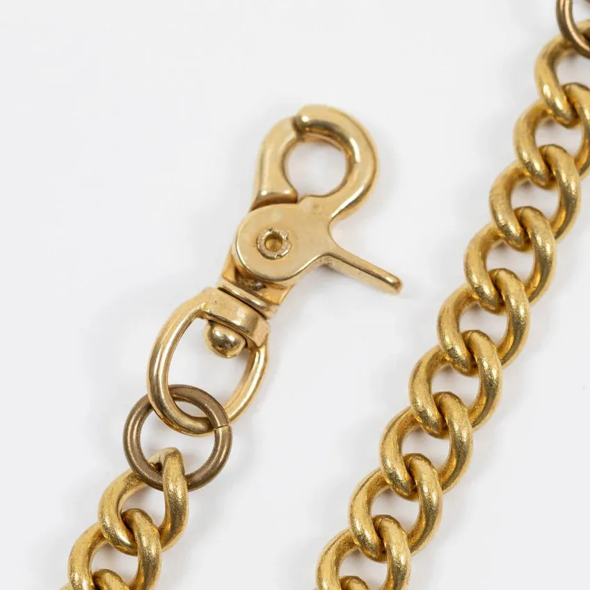 Iron Heart - Wallet Chain with Hook and Rings - Brass sold by Dutil Denim product image thumbnail 4