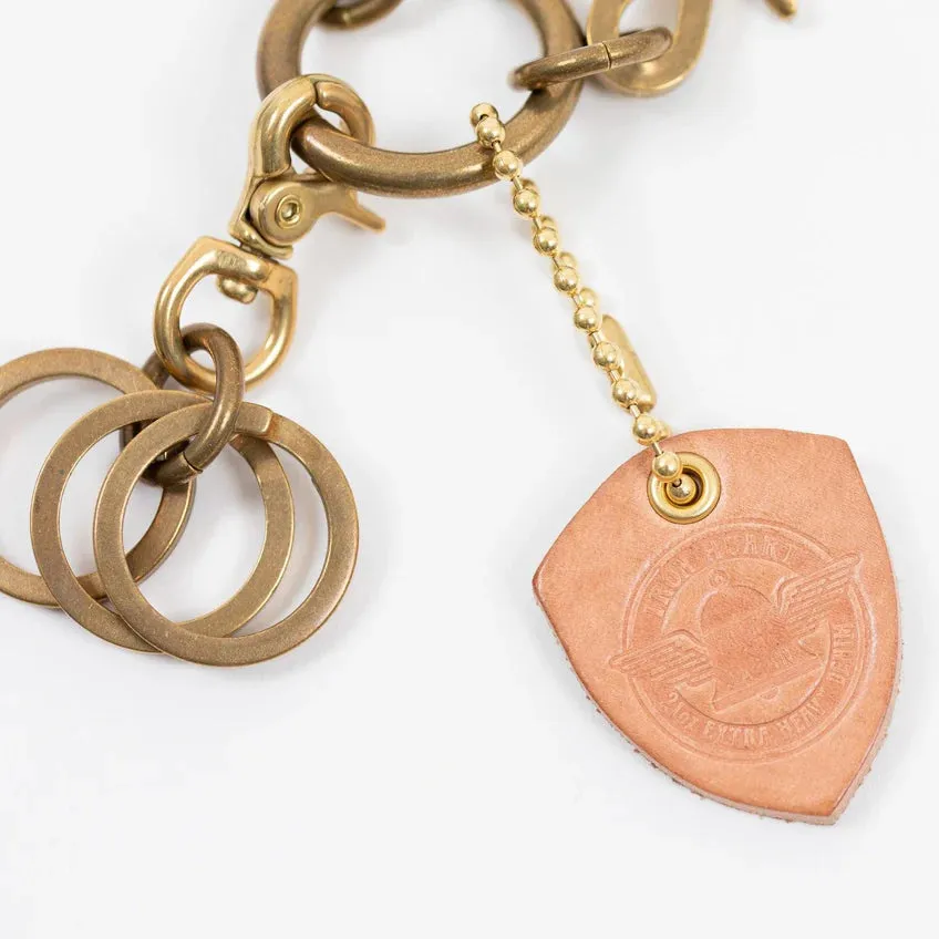 Iron Heart - Wallet Chain with Hook and Rings - Brass sold by Dutil Denim product image thumbnail 5