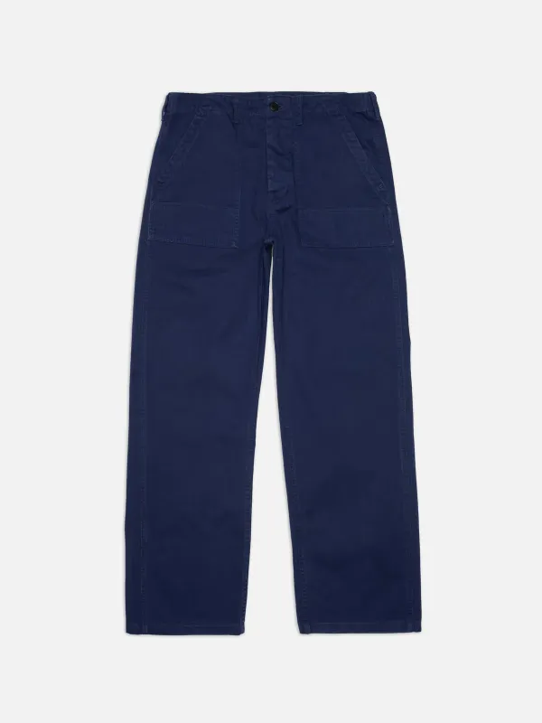 Nudie Jeans - Tuff Tony Fatigue Pants - Deep Blue (32L) sold by Dutil Denim