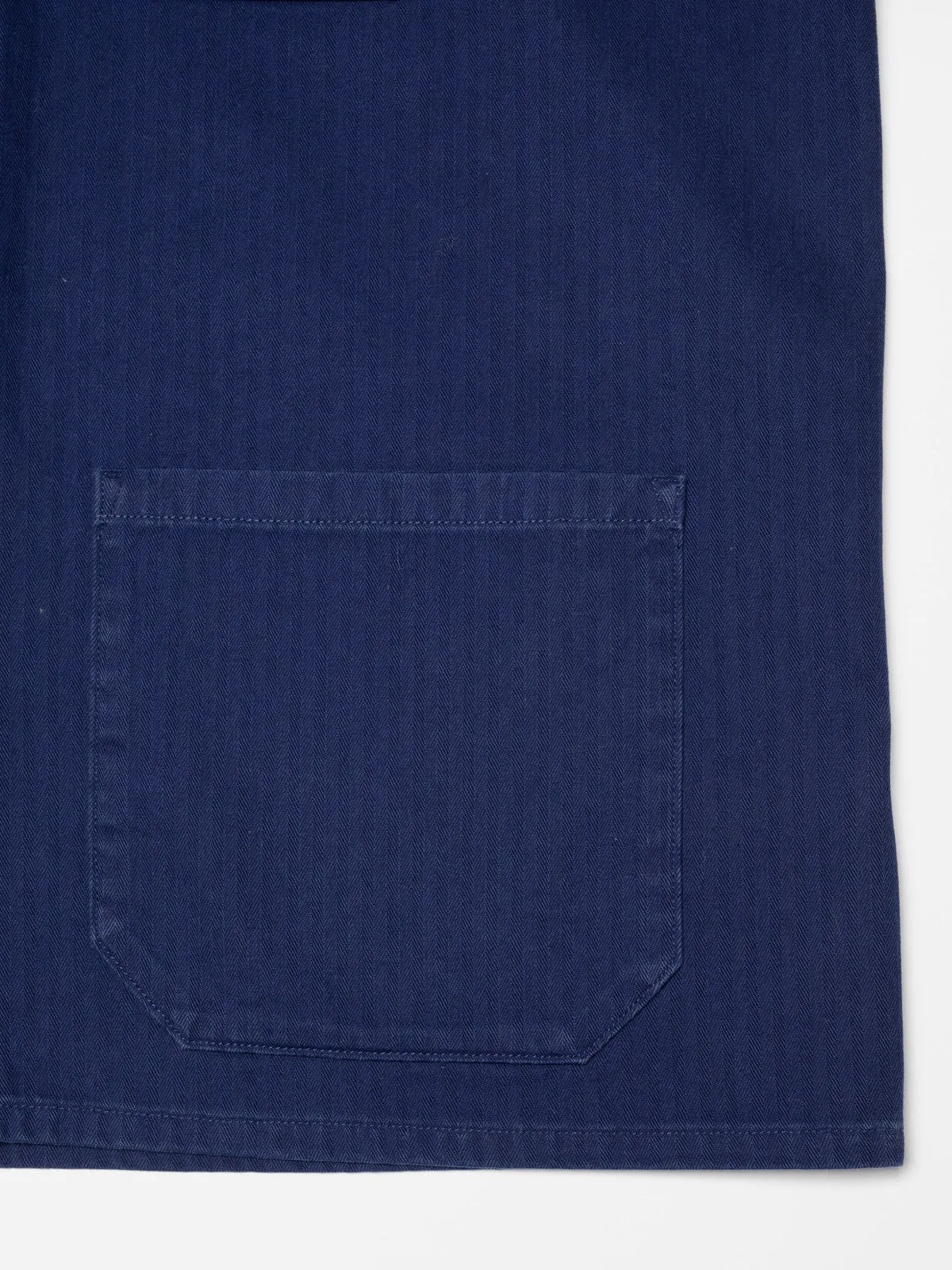 Nudie Jeans - Buddy Chore Jacket - Deep Blue Herringbone sold by Dutil Denim product image thumbnail 4
