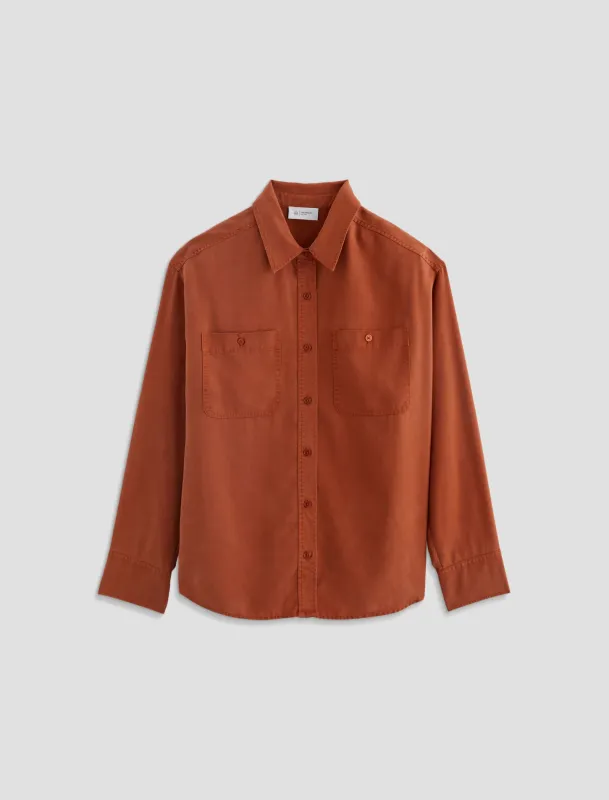 AG - Leny Relaxed Shirt - Cavern Clay sold by Dutil Denim