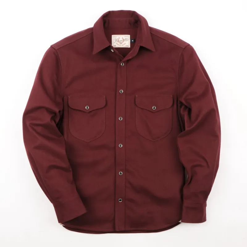 Freenote - Bodie - Burgundy Twill sold by Dutil Denim