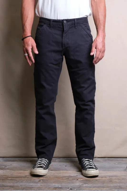 Freenote - Workers Chino Slim Straight - 14oz Black sold by Dutil Denim