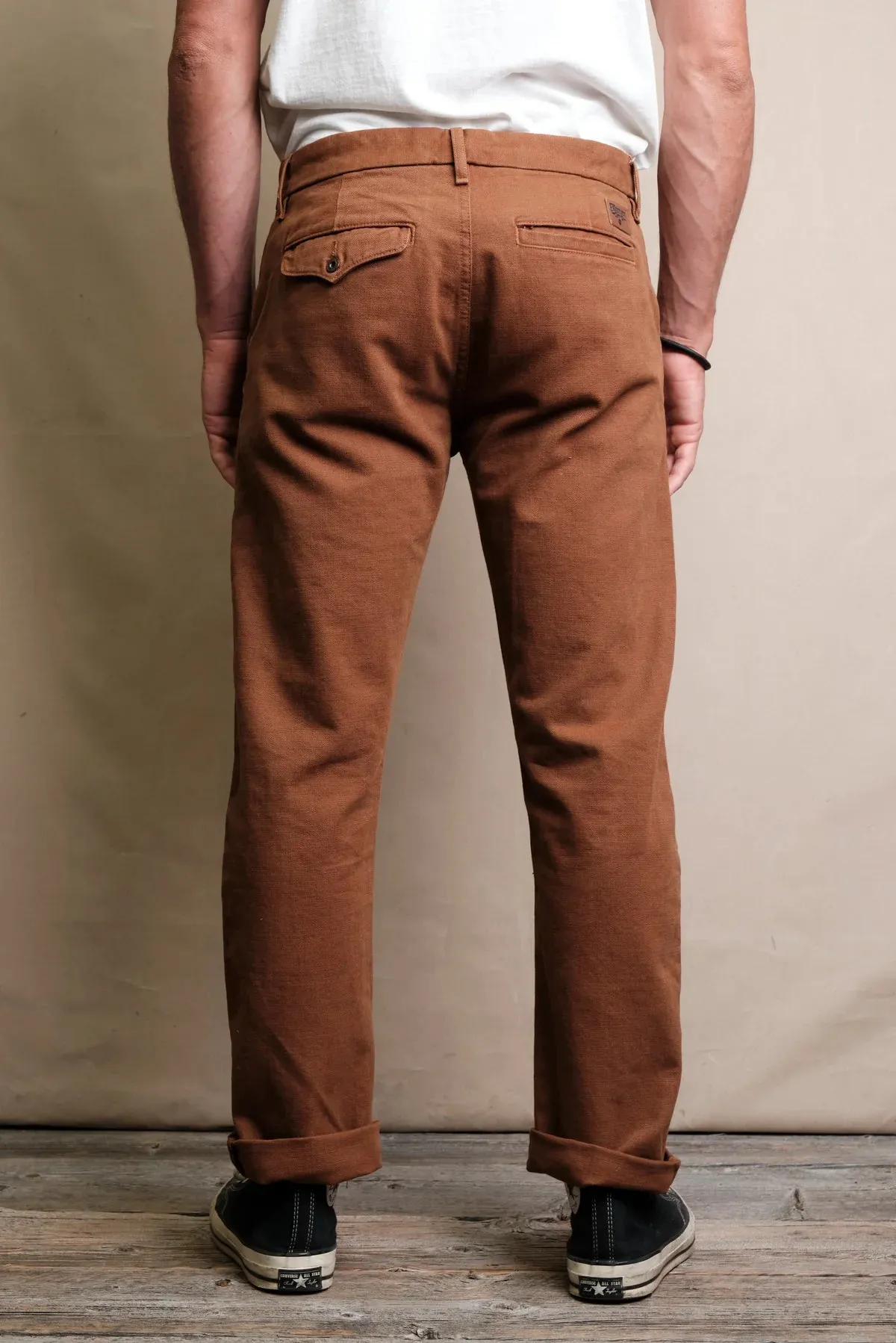 Freenote - Workers Chino Slim Straight - 14oz Rust sold by Dutil Denim product image thumbnail 2