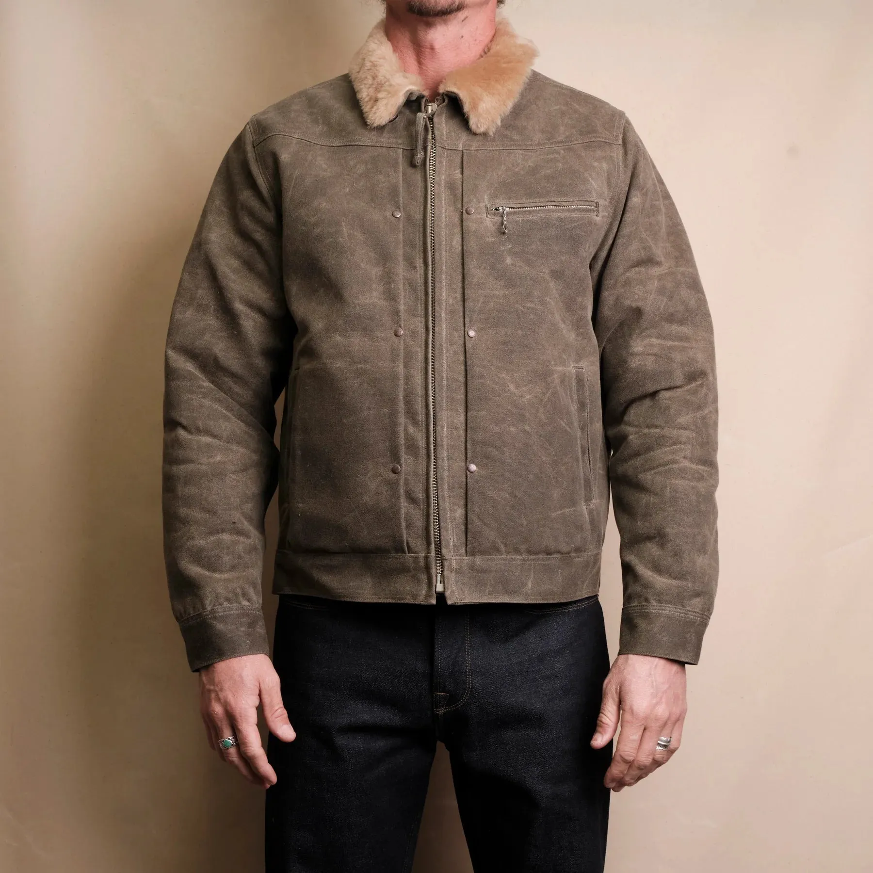 Freenote - RJ2 Waxed 20oz - Tobacco sold by Dutil Denim product image thumbnail 2