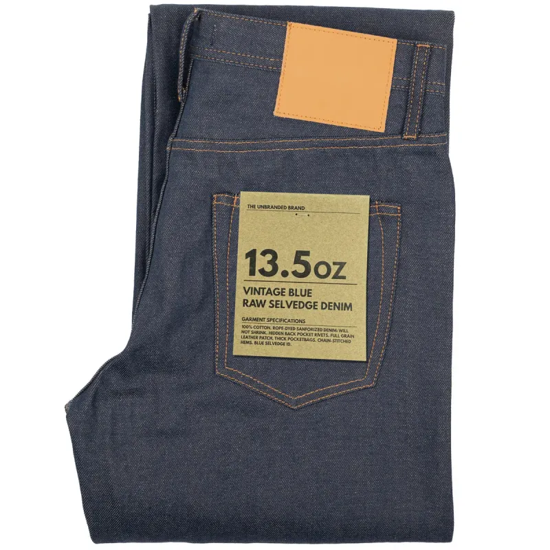 Unbranded - Wide Fit - 13.35oz Vintage Blue Selvedge sold by Dutil Denim