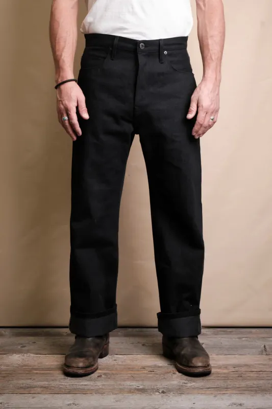 Freenote - Modesto - 14.25oz Black / Grey Denim sold by Dutil Denim