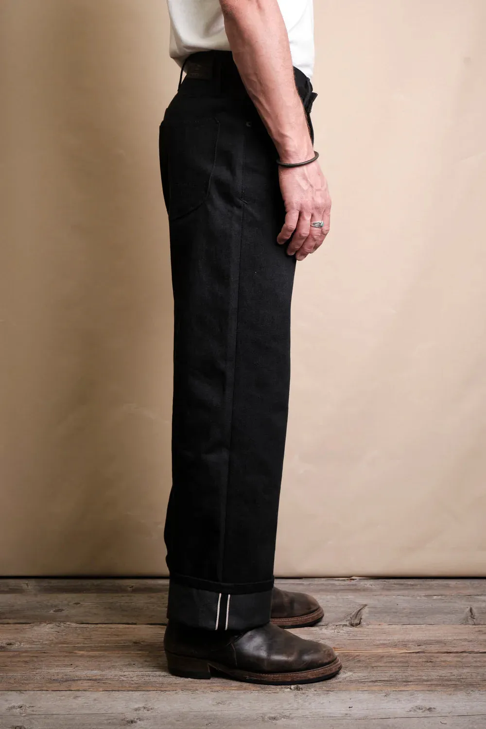 Freenote - Modesto - 14.25oz Black / Grey Denim sold by Dutil Denim product image thumbnail 3