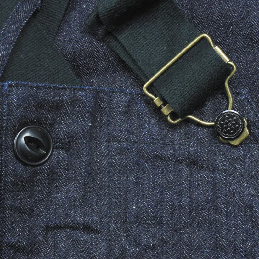 Samurai – SWC605DP-HBⅡ – Indigo Herringbone sold by Dutil Denim product image thumbnail 2