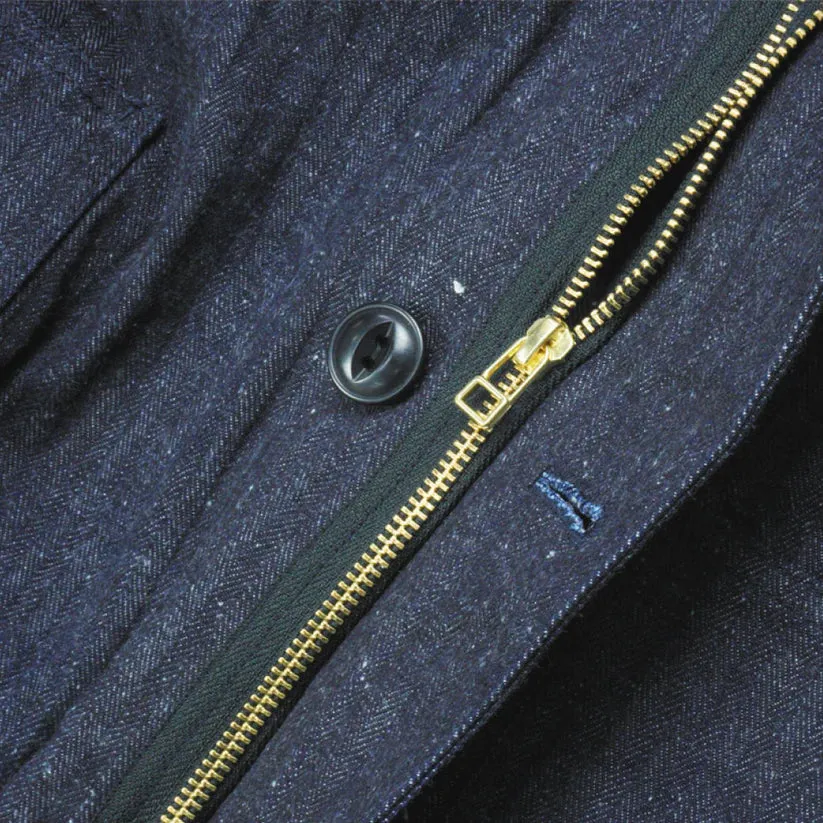 Samurai – SWC605DP-HBⅡ – Indigo Herringbone sold by Dutil Denim product image thumbnail 3