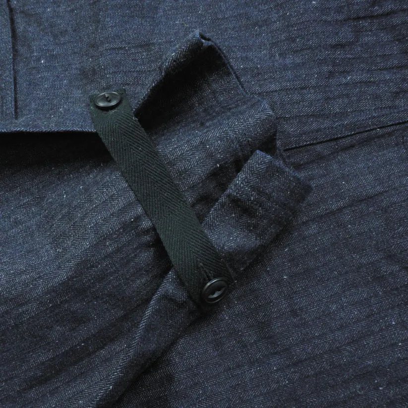 Samurai – SWC605DP-HBⅡ – Indigo Herringbone sold by Dutil Denim product image thumbnail 4