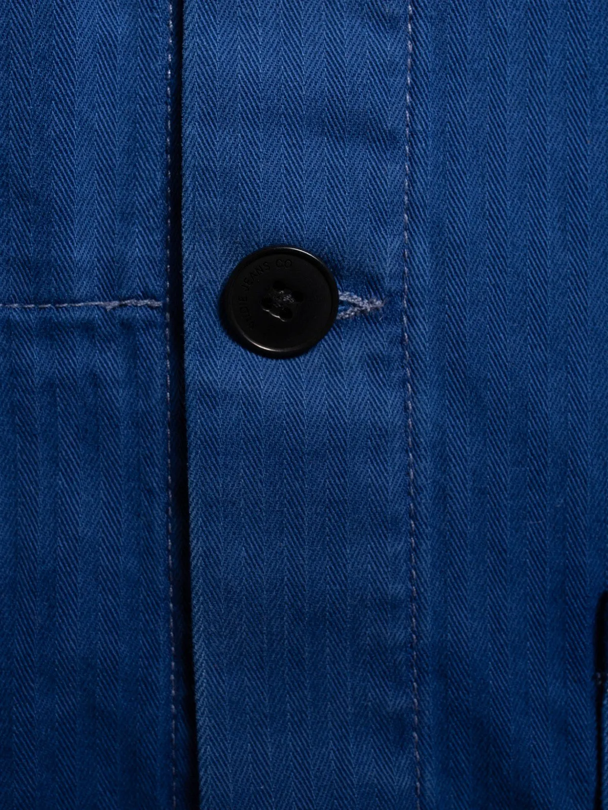 Nudie Jeans - Buddy Chore Jacket - French Blue Herringbone sold by Dutil Denim product image thumbnail 4