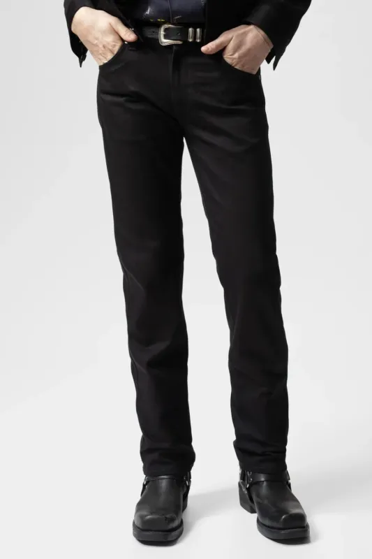 Nudie Jeans - Slim Jim - Black Tar sold by Dutil Denim