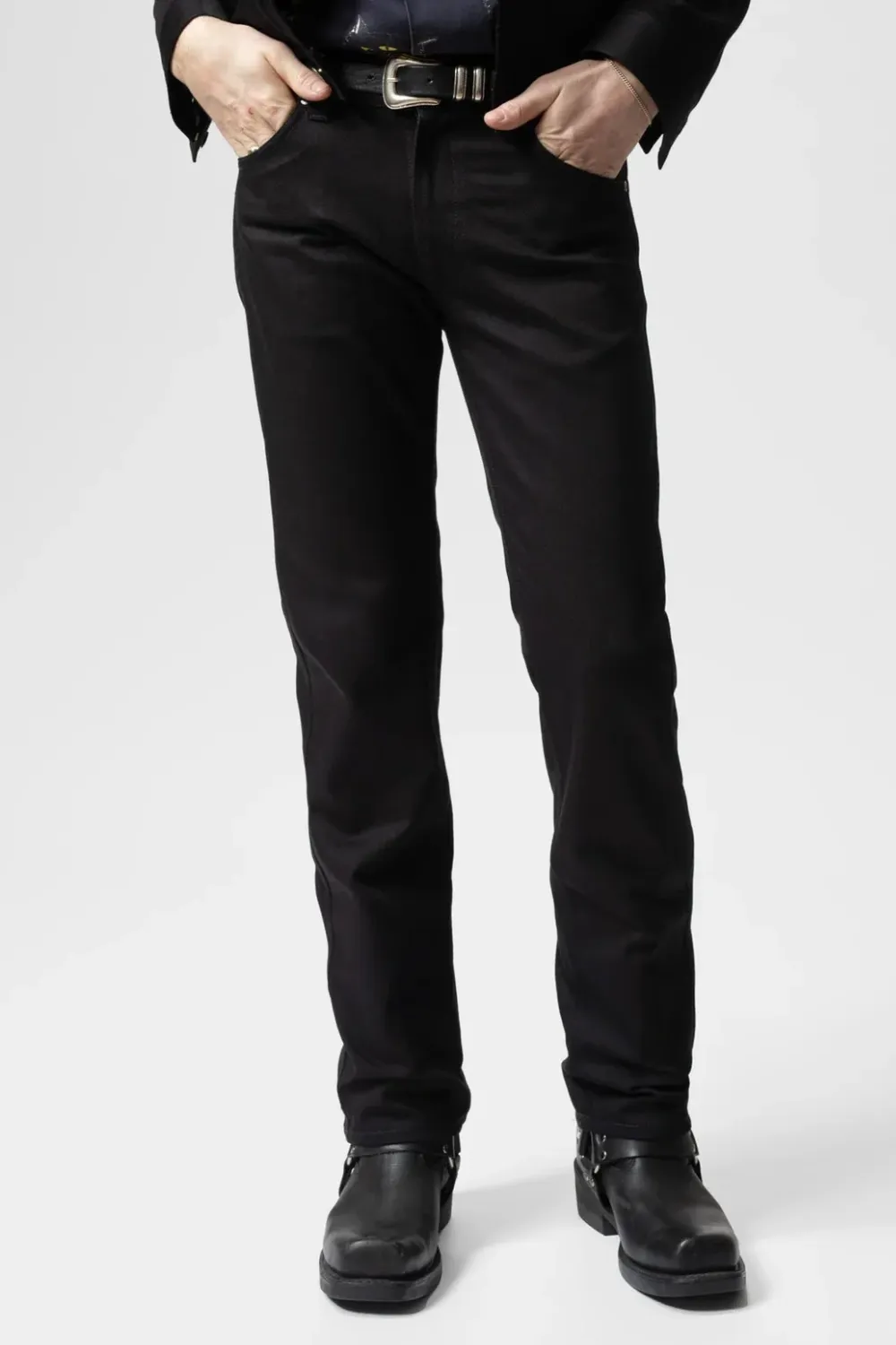 Nudie Jeans - Slim Jim - Black Tar sold by Dutil Denim