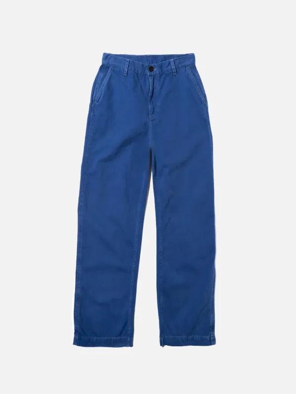 Nudie Jeans - Wendy Herringbone Pant- Blue made by Nudie Jeans