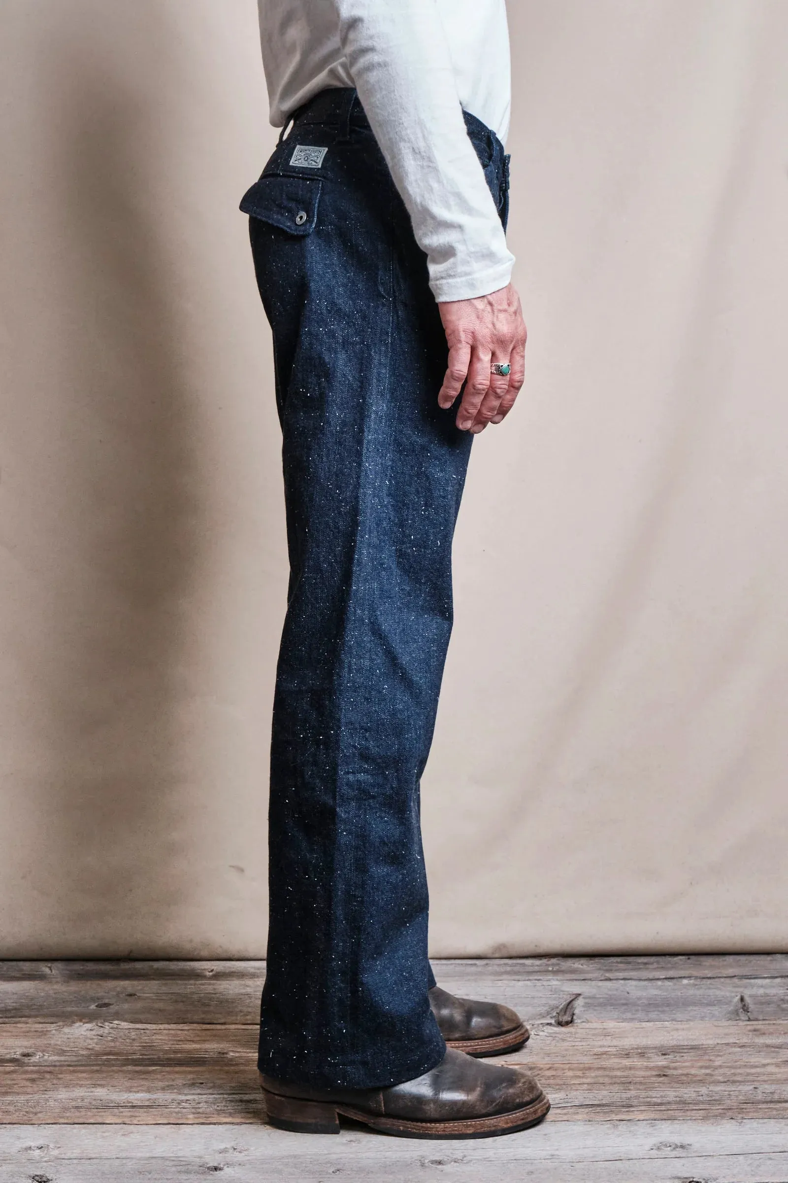Freenote - Duster Pant - 11oz Fleck Denim sold by Dutil Denim product image thumbnail 4