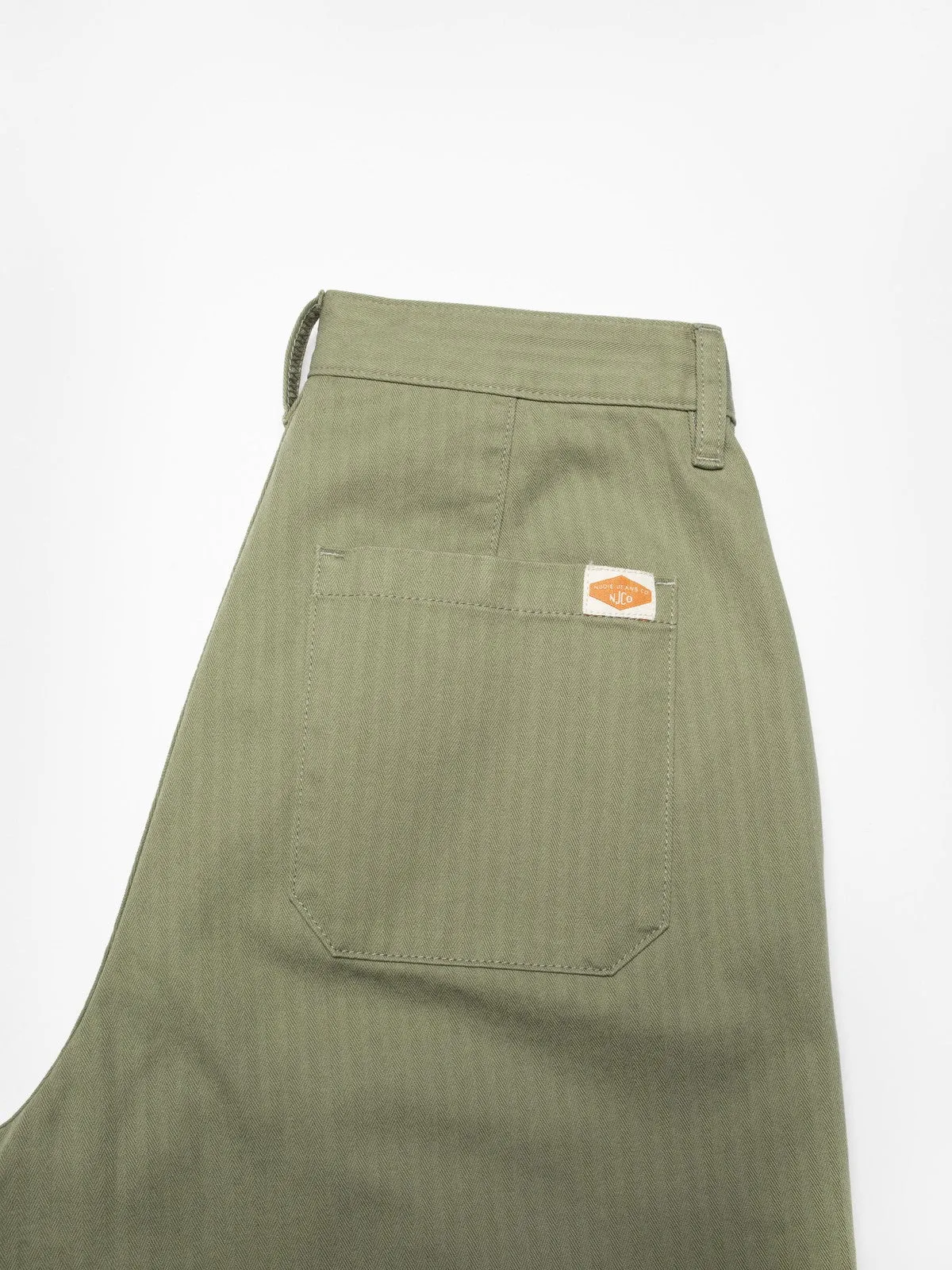 Nudie Jeans - Wendy Herringbone Pant - Pale Green sold by Dutil Denim product image thumbnail 3