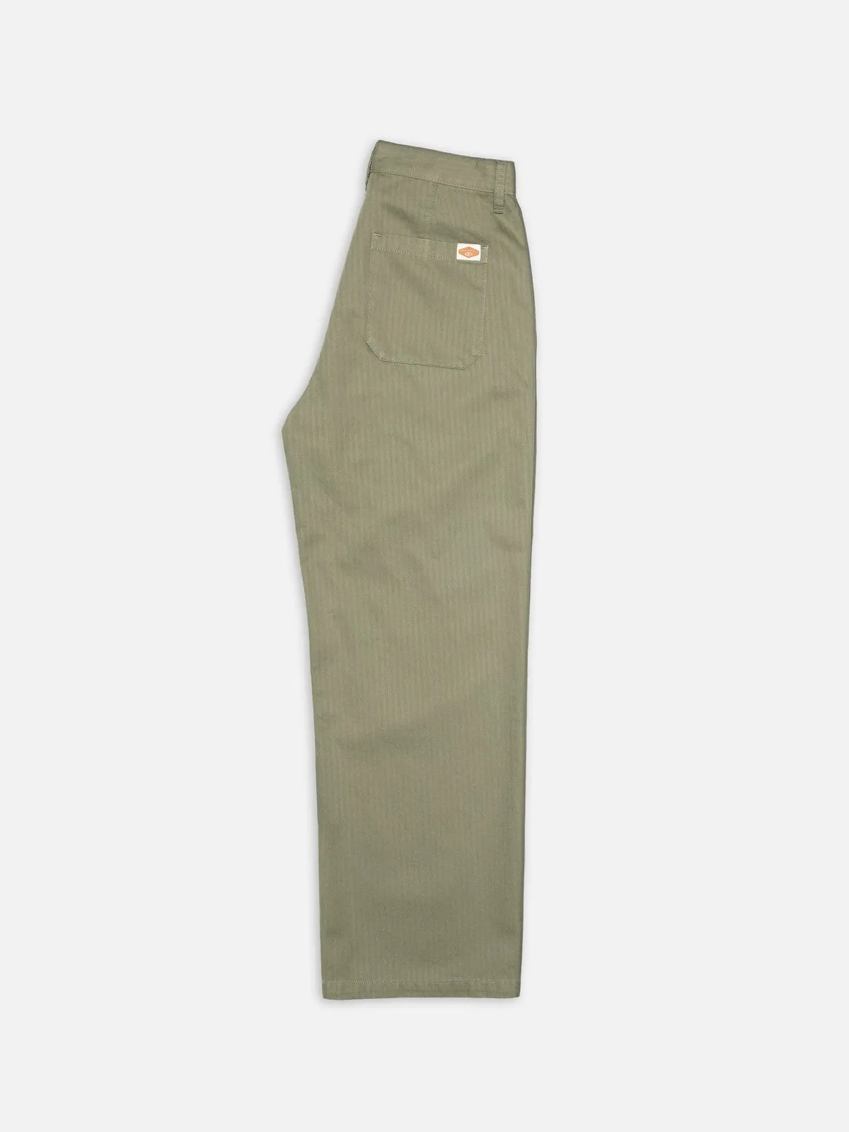 Nudie Jeans - Wendy Herringbone Pant - Pale Green sold by Dutil Denim product image thumbnail 2