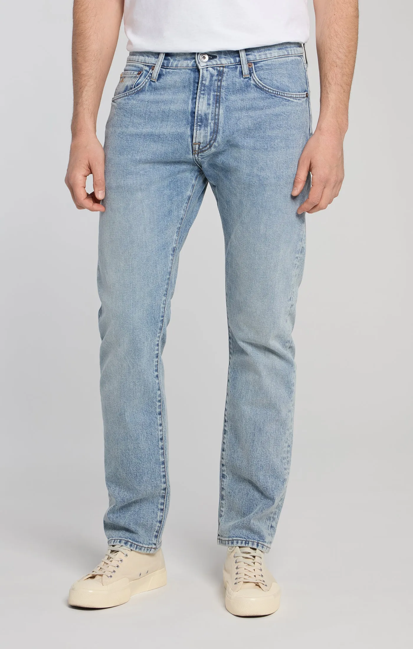 C.O.F. Studio - M8 Straight - CO Indigo Malibu (New Patch) sold by Dutil Denim