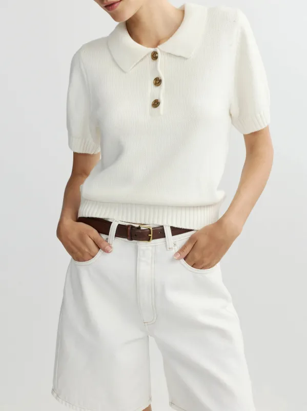 DL1961 - May Polo - White made by DL1961